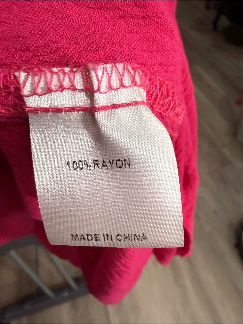 Plunging V-Neck Pink Beach Coverup Tunic